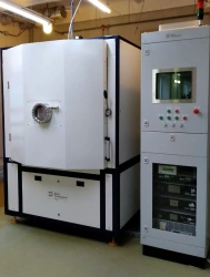Installation of ion-beam sputtering of optical coatings in vacuum Fermi 1000