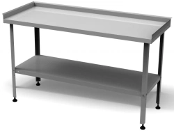 Cutting table with three sides, solid shelf SRP-3-0,8/1,5-P