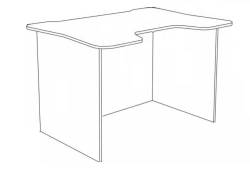 Table with cut-out RL 01/08