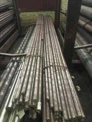 Hot-rolled round bars with honed surface of 80-260 mm diameter from 07?3????? grade structural alloy steel.