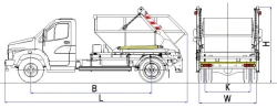 Hopper truck model MK-1561-04