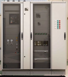 Low-voltage complete device for modernised indoor installation NKU-SESHCH-M series, types of cabinets: metering (SHUE), switchbo