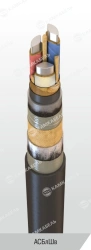 Power cables with aluminium conductors with impregnated paper insulation for voltage 6, 10 kV of ?????? grade