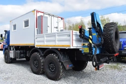 Special shift truck with CMU on Kamaz 5350-D5 chassis. GIRD brand. Type 5849HF. Modification 5849HF-0000010.