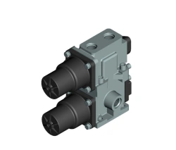 Block of hydraulic valves 6520-8607200 A