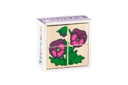 Folding Cubes "Flowers" (4 pieces) Item No. 3333-7