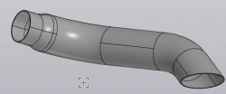 Outlet pipe 1201594XGW02A/ 11.71.076.708.001