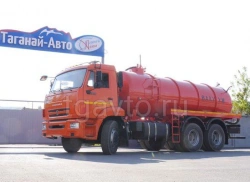 Vacuum tanker type 5675K of modification 6999K2-20 on chassis KAMAZ 65115-A5, 65115-50, 65115-RR, 65115-RS