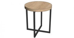 A26 Metal-framed coffee table D600