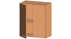 Double-door hinged cupboard with shelf. ??-3