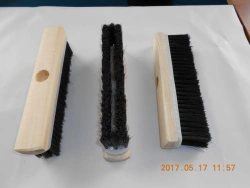 Floor sweeping brush made of polypropylene bristles