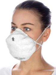 Personal respiratory protection equipment with filtering half-mask: respirator ALINA-200 AVC FFP2 NR D for use in
