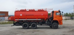 Tank truck for transportation of oil and oil products ACN, AC, ACT 4671N6-10 on chassis Kamaz 6522-RT