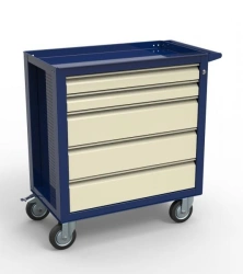 STI-02.05 tool trolley with 5 drawers