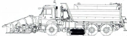 Combined machine KO-829C1-01, type KO-829C1, modification: KO-829C1-01, base chassis: KAMAZ-65115-A5, KAMAZ-65115-50.
