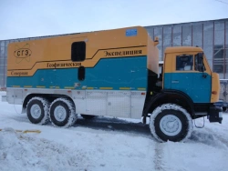 Self-propelled logging jack PKS-5G, model 69574D on chassis KAMAZ-43118-10
