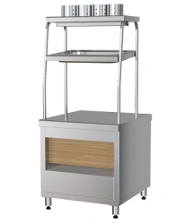 Cutlery counter with breadbox PPSKh6-01 (with face panel decor)
