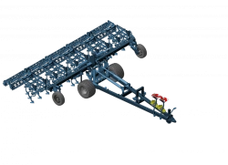 Semi-trailed cultivator KPP-7,5