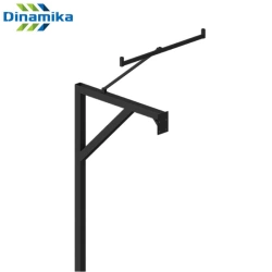 Basketball rack under concreting with 1,2 m outrigger