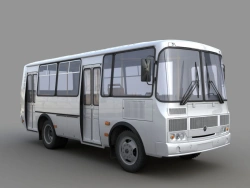 Bus 199601-15 on the basis of PAZ type 3206