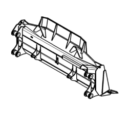 9930190 Half-U-shaped mouldboard overfill shield