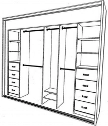 Built-in cupboard