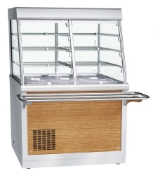 Refrigerated high-temperature display counter with neutral cabinet ???(?)-70?-?-?? (kashir.)