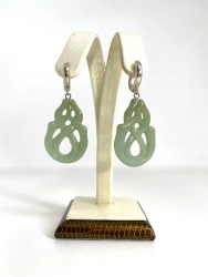 Earrings "Ava" (jade)