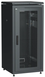 LN05-18U66-P ITK Network cabinet 19" LINEA N 18U 600x600 mm perforated front door black