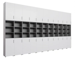 Closed multi-section built-in cupboard, part no. 95734-001
