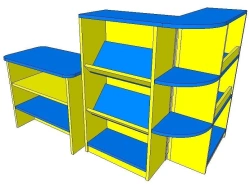 Shop, Kiosk, Cash Desk" Cabinet Module FN.MDU.01.39.00.00.00.00.00.
