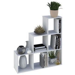 Polini Home Smart Cascade 6-piece shelving unit, white, item 0001697.68