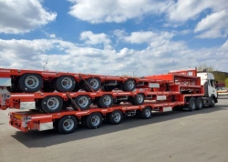 Semi-trailer TSR 4S0U1N without hydraulic mechanisms with tyres KAMA NT 202 235/75R17.5 143/141 J, with disc wheels 167.9911.00