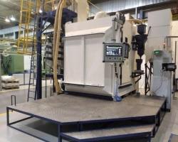 8-AXIS ROBOTIC SYSTEM FOR SHOT PEENING, MODEL PB-202023 SPL
