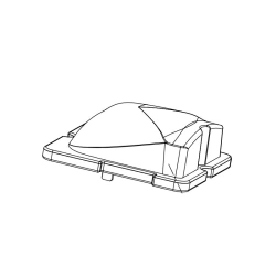 Lens for LED luminaires AMT-ST-25x25-5050-T2M