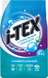 Powdered laundry detergent "i-TEX Washing Powder Universal Automatic"