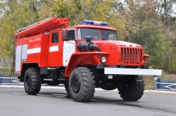 Fire tanker ÀÖ-4,0-?, type 5881U, modification 5881U4, on chassis Ural-43206-1151-61, 43206-1151-63, 43206-1151-71, 43206-?