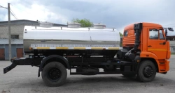 Tank truck for transportation of food liquids type 9666D (Modifications 9666D2 on KAMAZ 53605-A5 chassis)