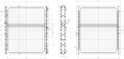 Block of oil radiators 744GK.1013.000