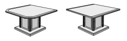 Conference table module. Furniture set "Dante"