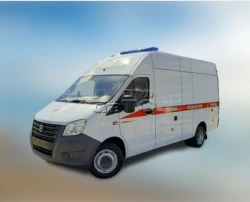 Class B ambulance of modification 222076 on the basis of GAZelle NEXT chassis of Modification A69R32 with diesel engine.