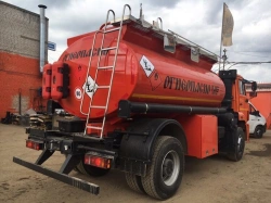 Tank truck for transportation of dangerous goods, type 9666C (Modifications 9666C1 on chassis 43502-D5)