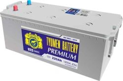 Accumulative lead rechargeable battery TYUMEN BATTERY 6ST-220C PREMIUM dry starter battery