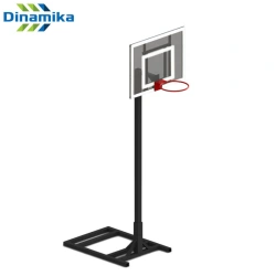 Mobile basketball rack with backboard 1200x900 mm