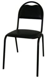 Chair on metal frame