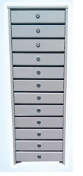 Mailing cabinets, metal, series "ELTI"