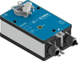 Electric actuator KEMA R-LF230 with 230V return spring with 5Nm torque, for ventilation air dampers.