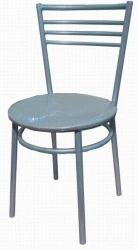 Metal-framed chair "Zebra"