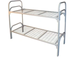 Single/two tier metal bed