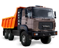 Dump truck Ural 55571-18 (Equipment options: transmission FG 9JS135TA; clutch: ZF, Hammer; transfer case: URAL)